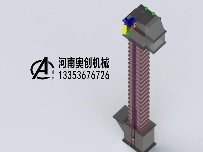 垂（chuí）直鬥式（shì）提升機模型3D圖紙 