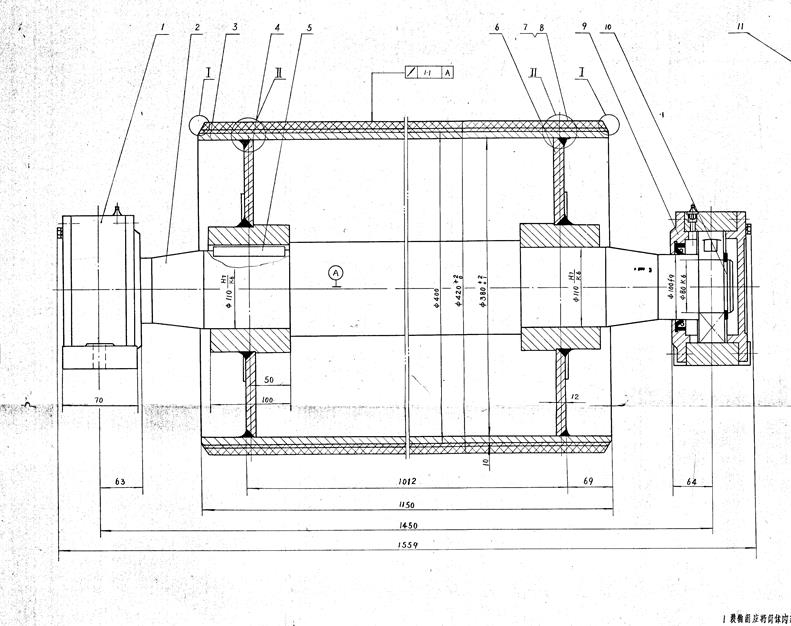 電動滾筒圖(tú)紙 電動滾(gǔn)筒圖紙