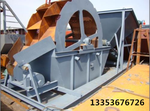 鬥輪洗砂機實用現場圖（tú）