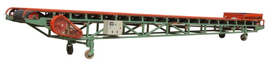 移動式水平（píng）糧食皮帶（dài）輸送機