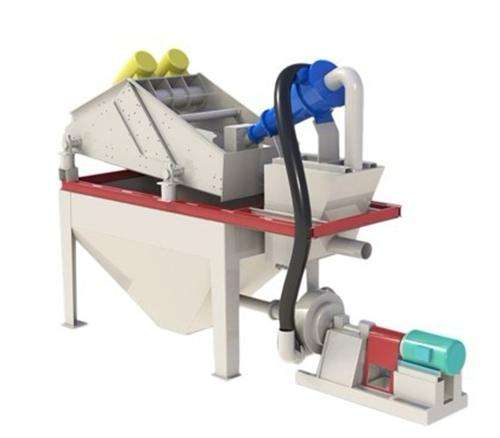 細砂回收（shōu）機工作原理圖 