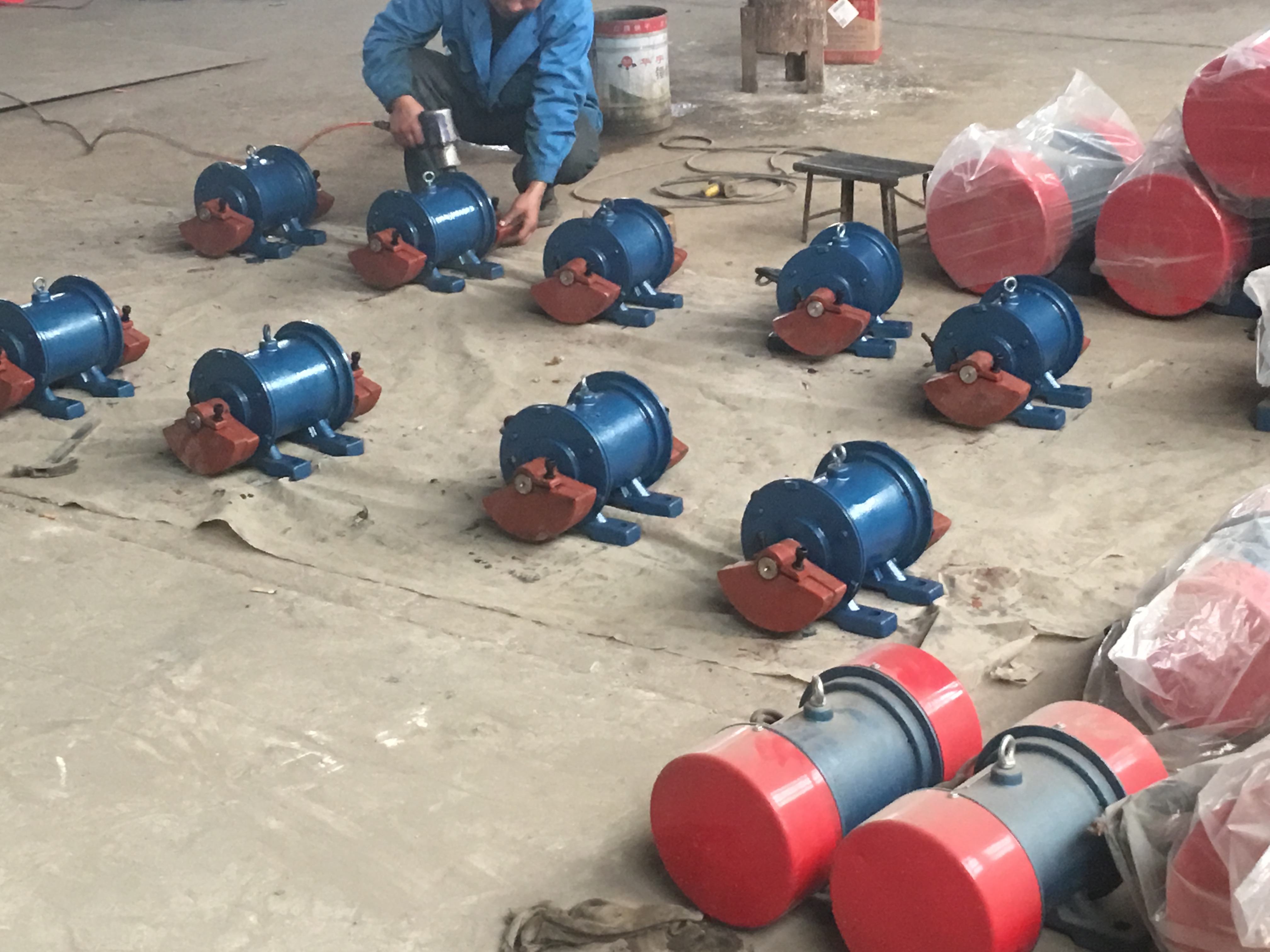 振動電機生（shēng）產過程展示