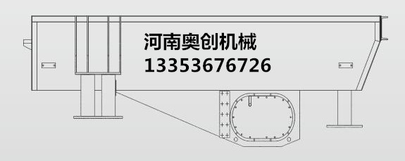 ZSW振動給料（liào）機外形示意圖