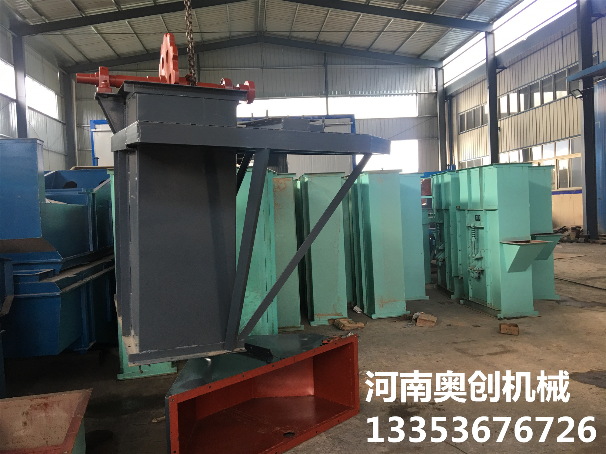 NE板鏈鬥式提升機裝車發（fā）貨