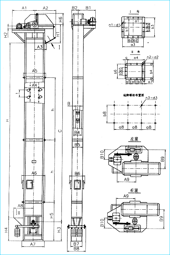 鬥（dòu）式提升機圖（tú）紙