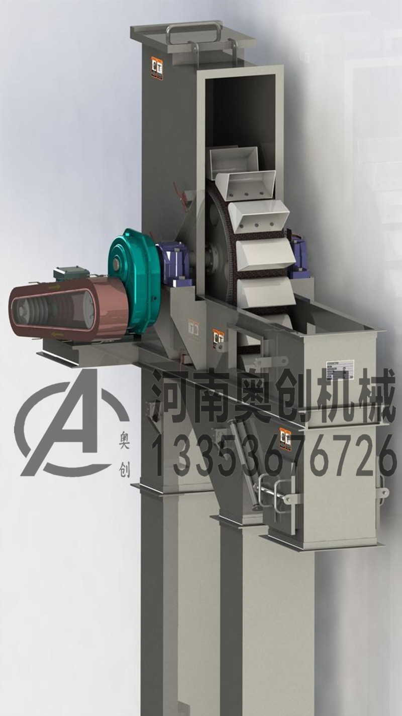 鏈鬥升(shēng)降機核心結構三維建模圖紙