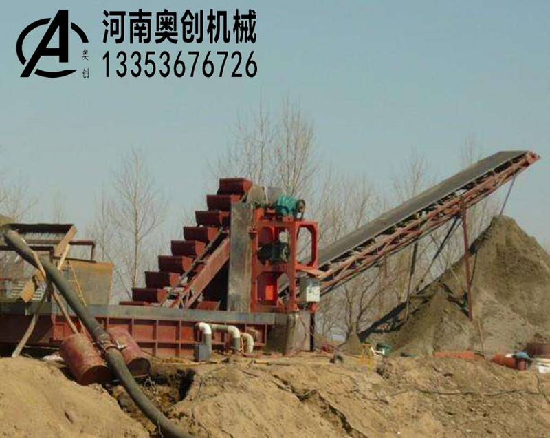 挖鬥式洗砂機