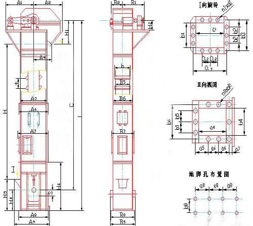 鬥式提升機圖紙廠家（jiā）展示