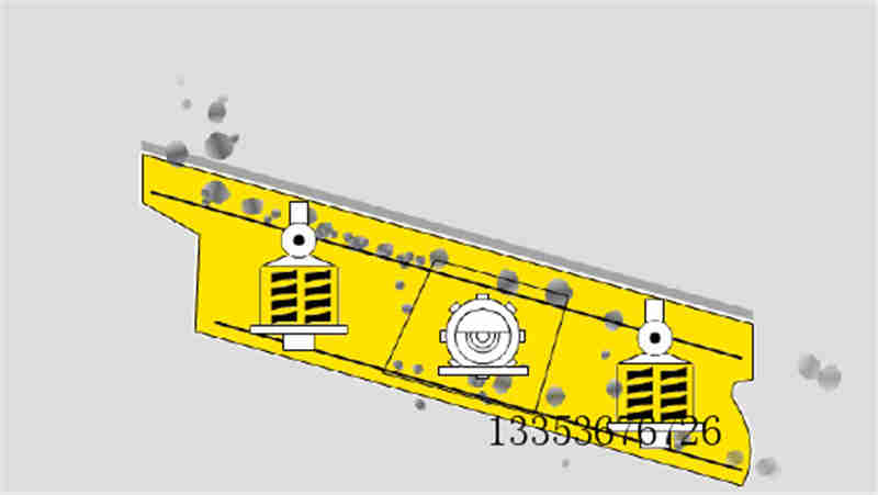 圓振篩工作（zuò）原理圖