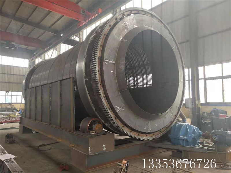 大型碎煤分級專用籠式無軸滾筒篩分機（jī）工作原理（lǐ）及特點簡介