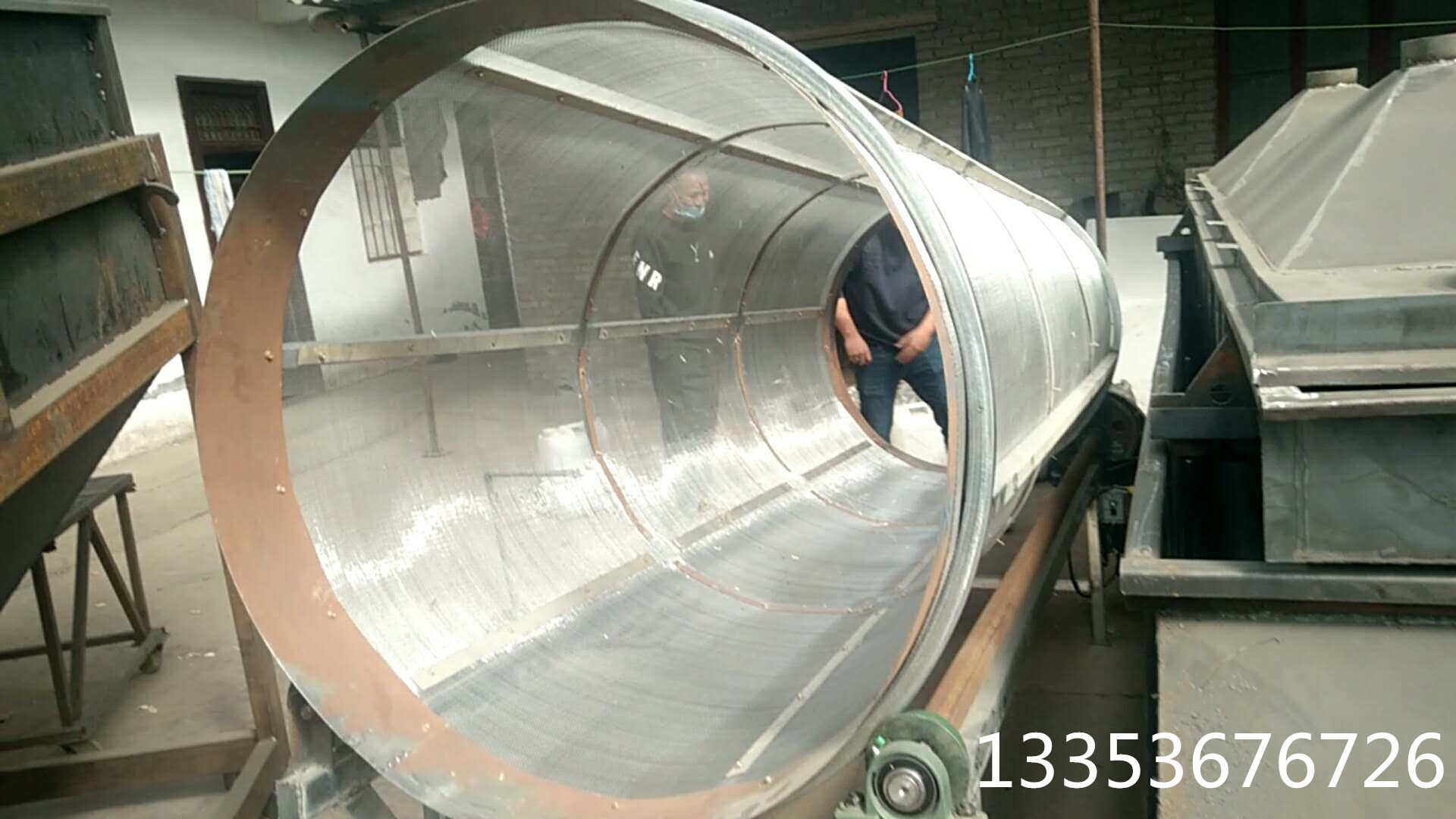 簡易（yì）滾筒篩（shāi）沙機1