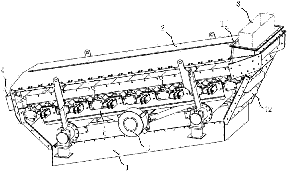 工業原（yuán）料弛張篩（shāi）結（jié）構圖