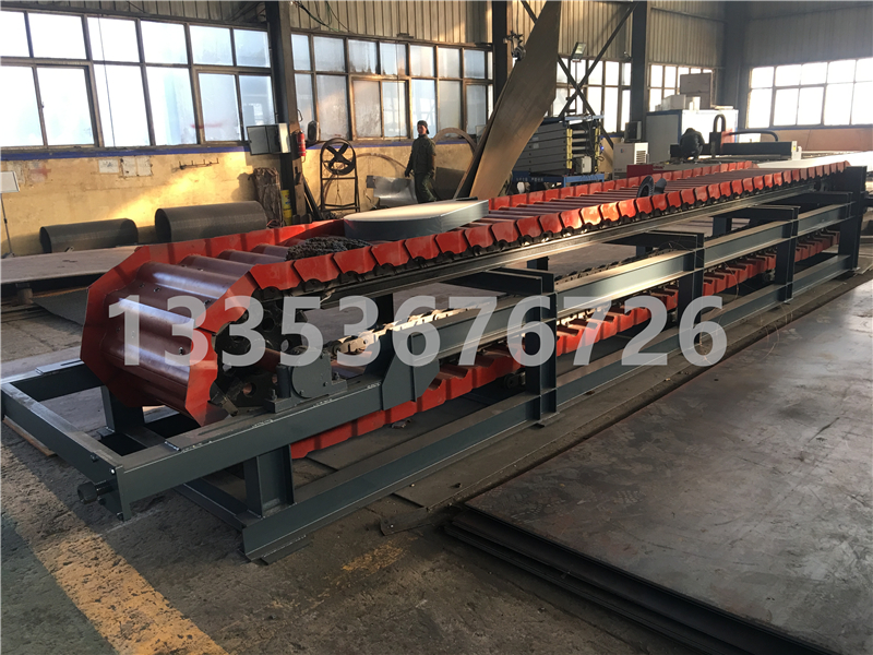 鑄造模具專用鱗（lín）板輸送機產品詳情11