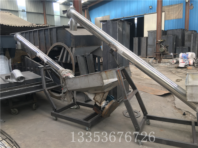 水平型不鏽鋼螺旋輸送機與垂直型不（bú）鏽鋼（gāng）螺旋輸送（sòng）機的功能對比